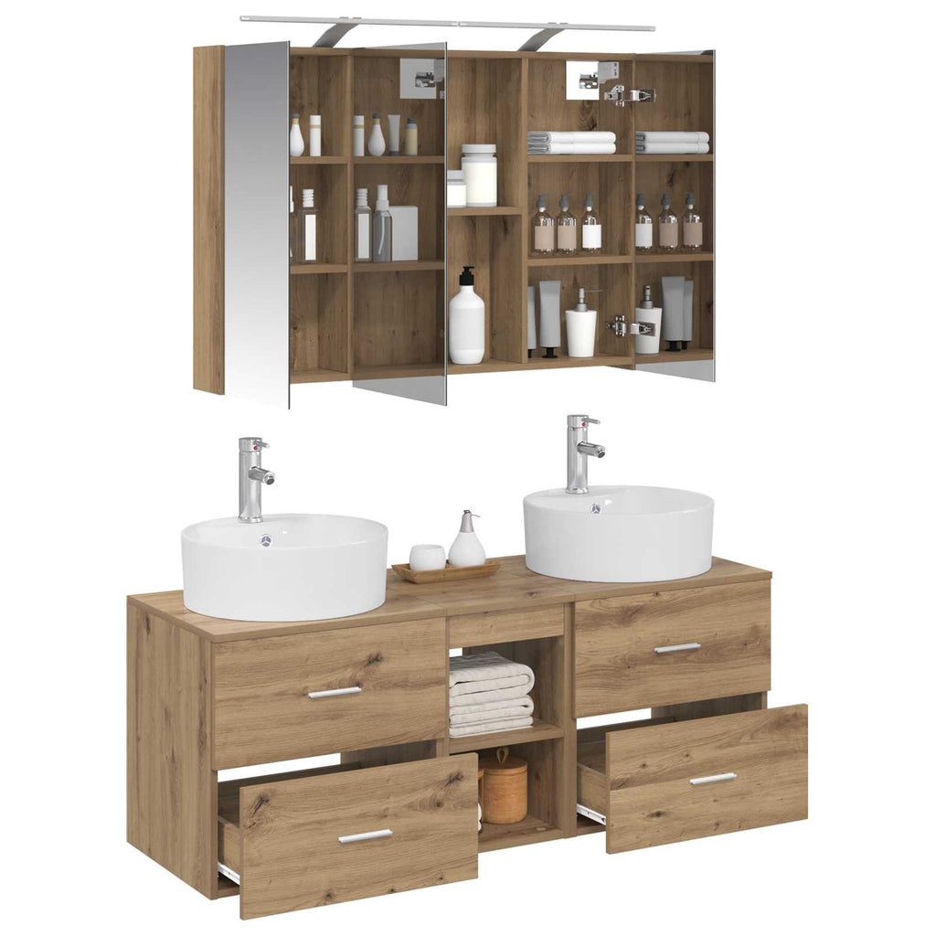 Bathroom Furniture Set 4 Pcs