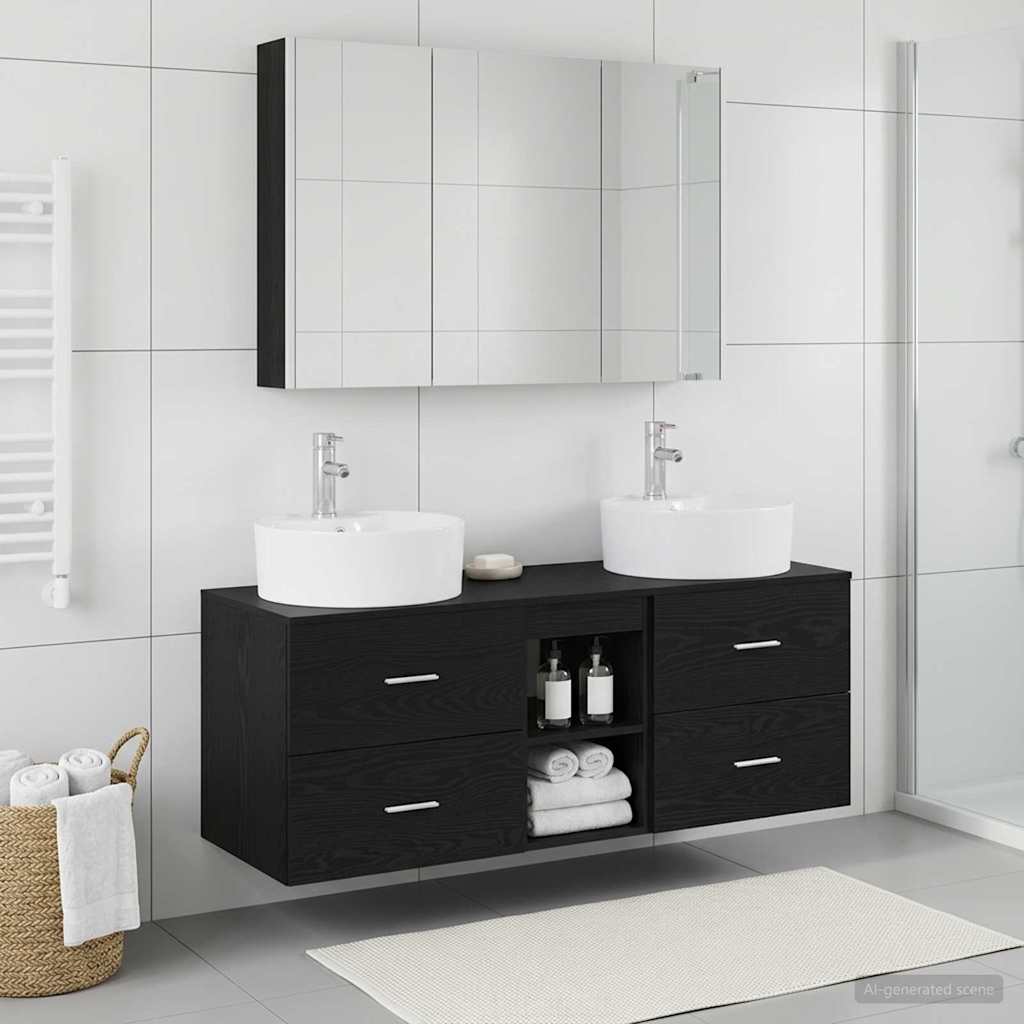 Bathroom Furniture Set 4 Pcs