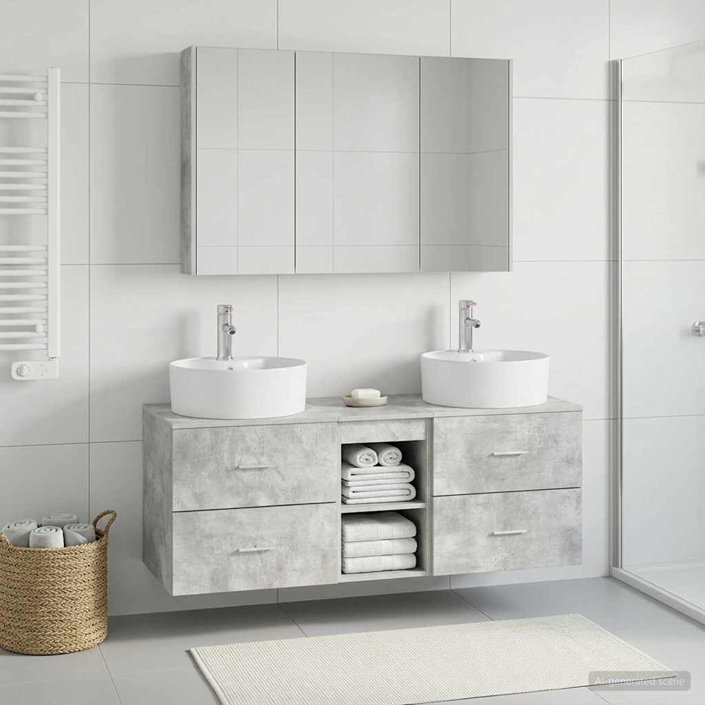 Bathroom Furniture Set 4 Pcs