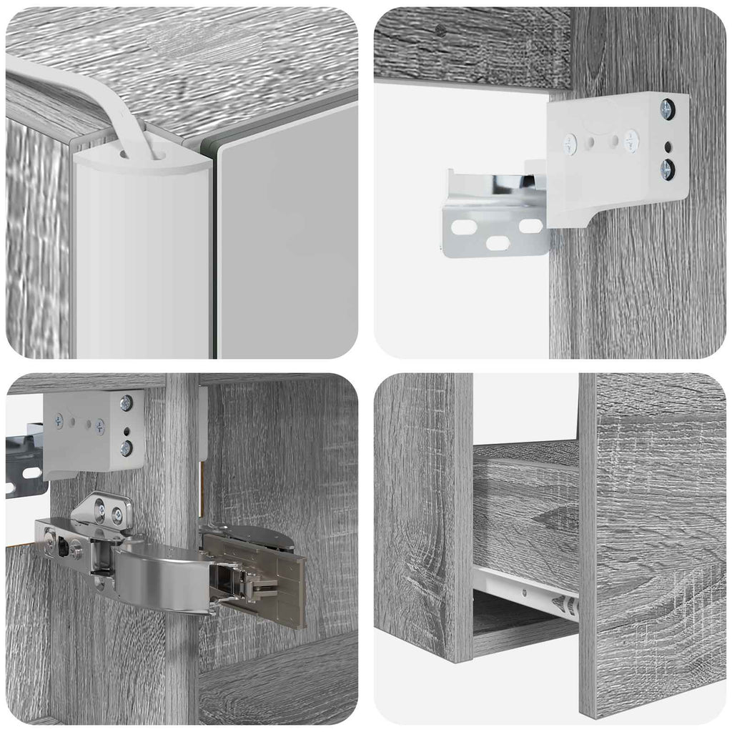 Bathroom Furniture Set 4 Pcs