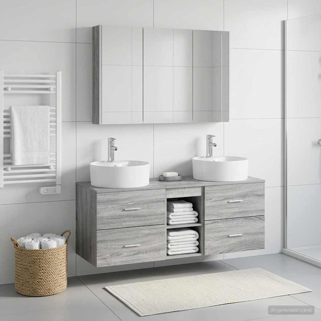 Bathroom Furniture Set 4 Pcs