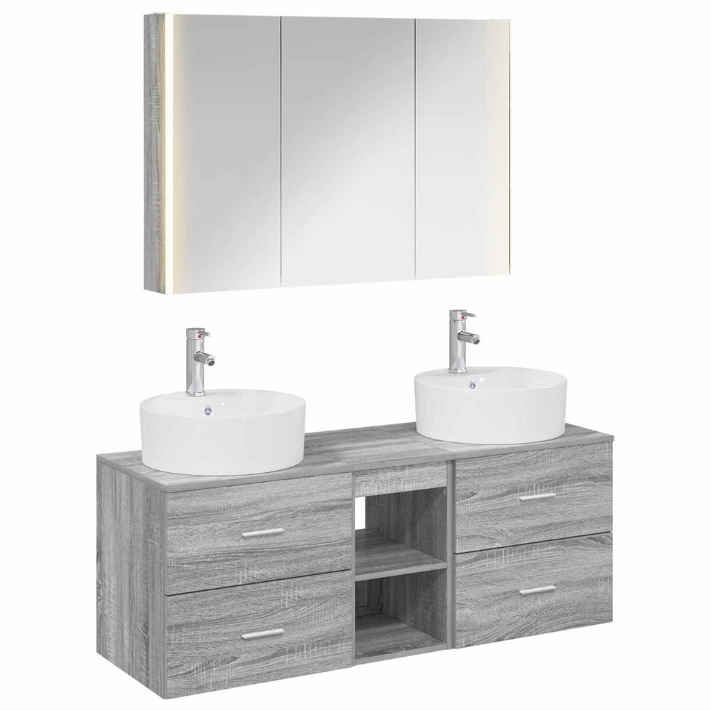 Bathroom Furniture Set 4 Pcs