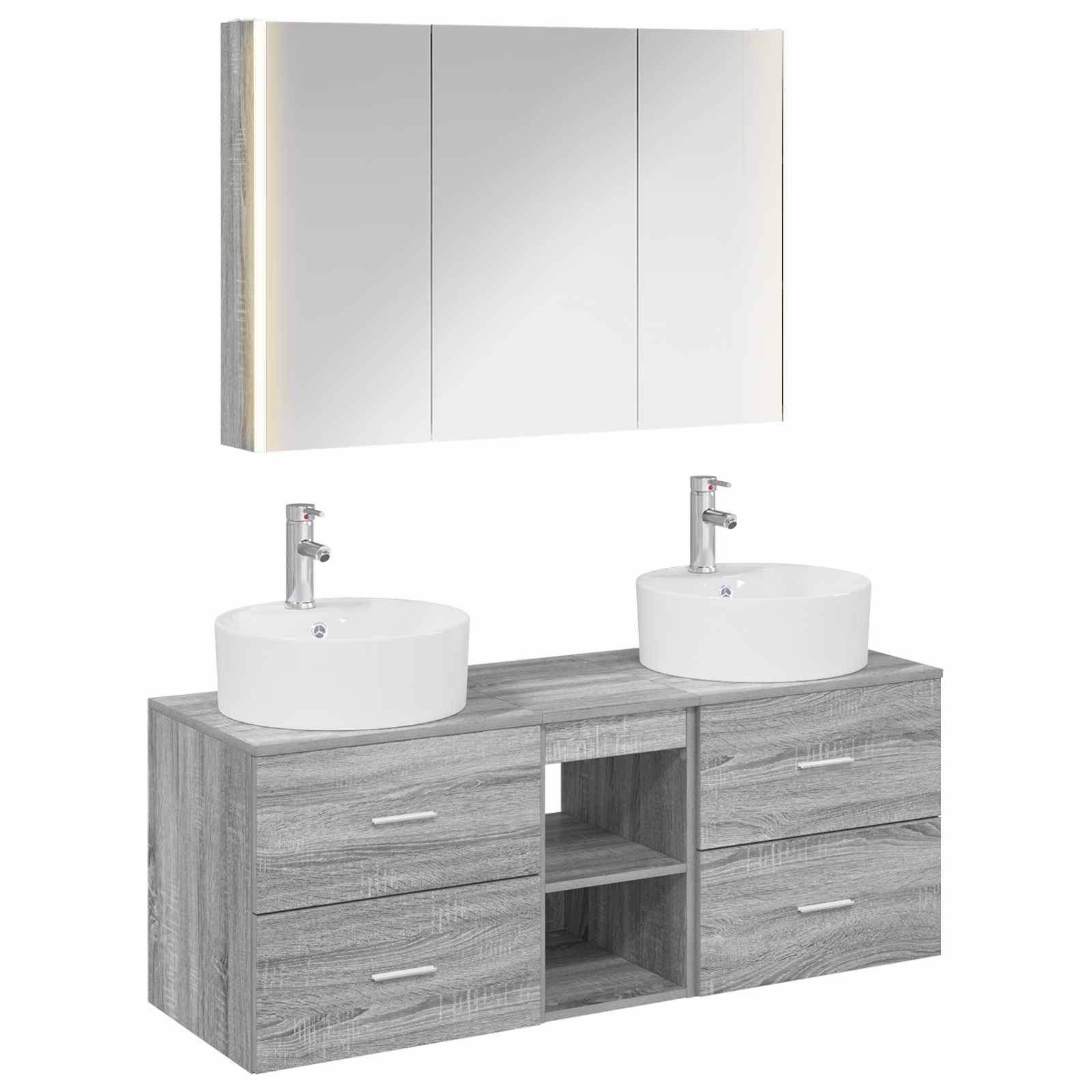 Bathroom Furniture Set 4 Pcs