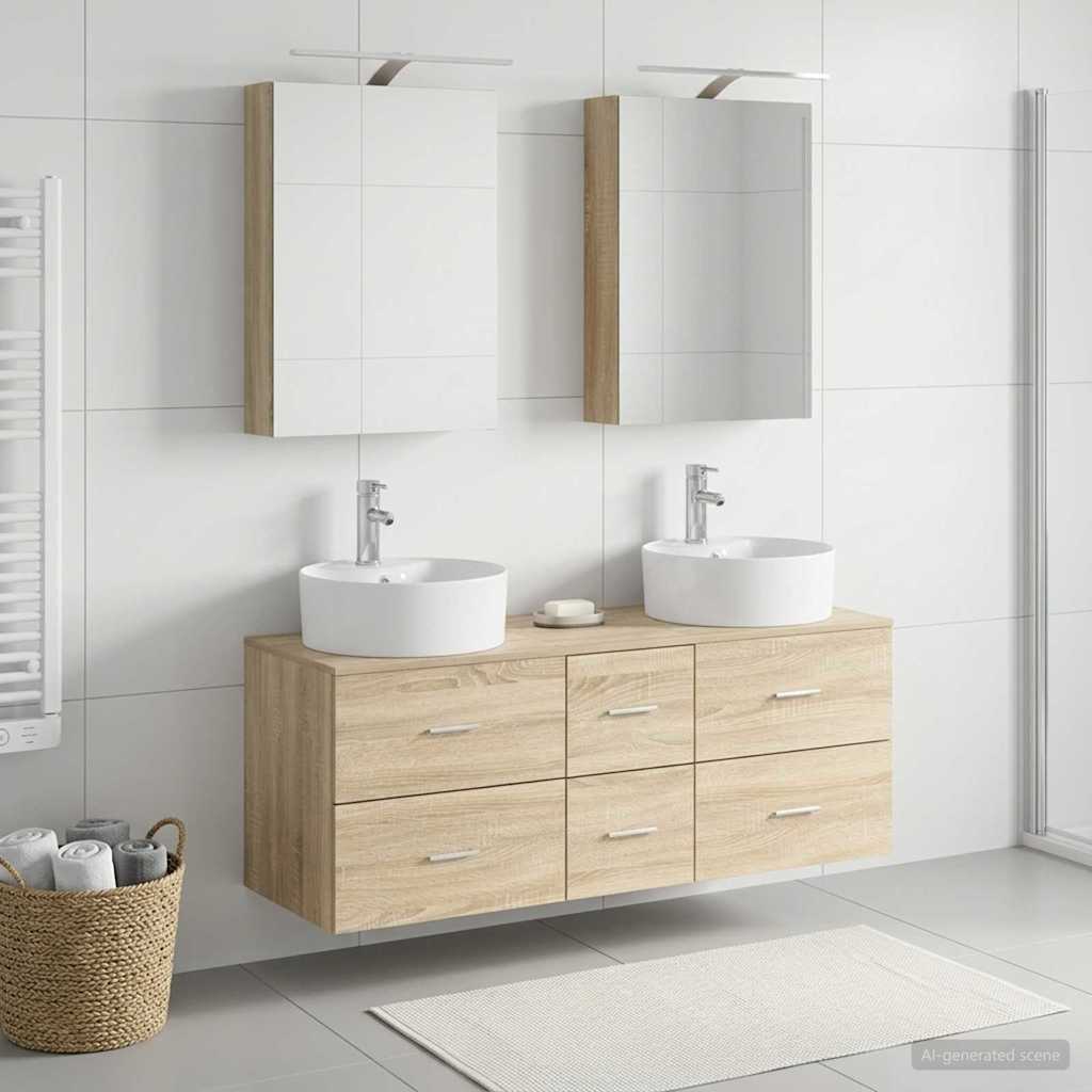 Bathroom Furniture Set 5 Pcs