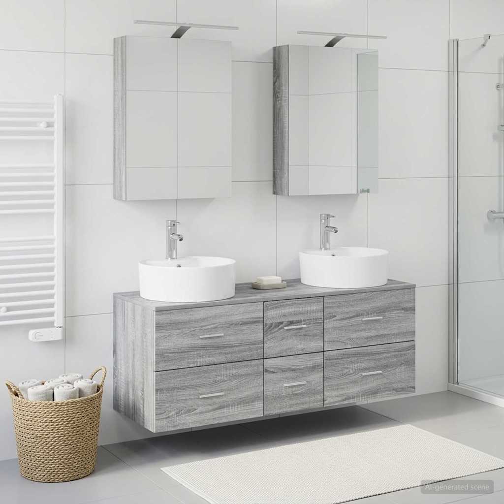 Bathroom Furniture Set 5 Pcs