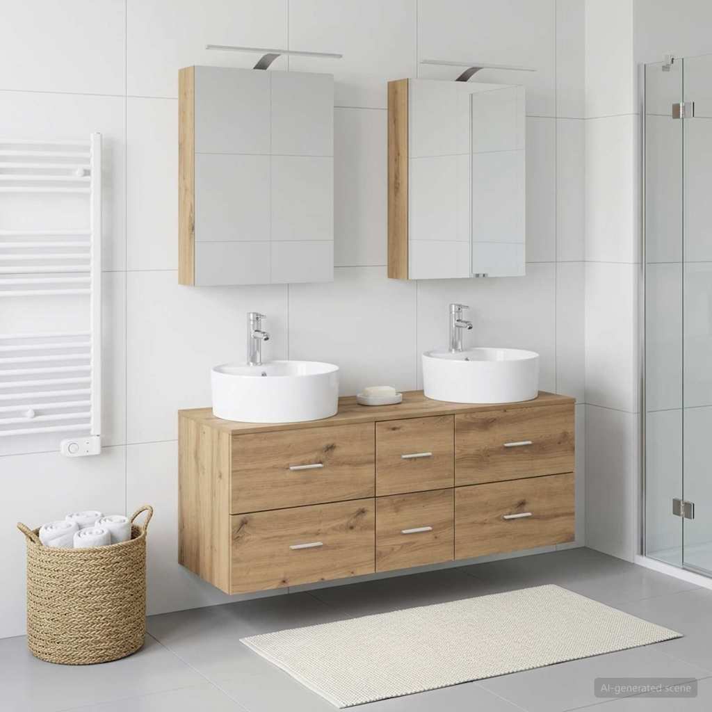 Bathroom Furniture Set 5 Pcs