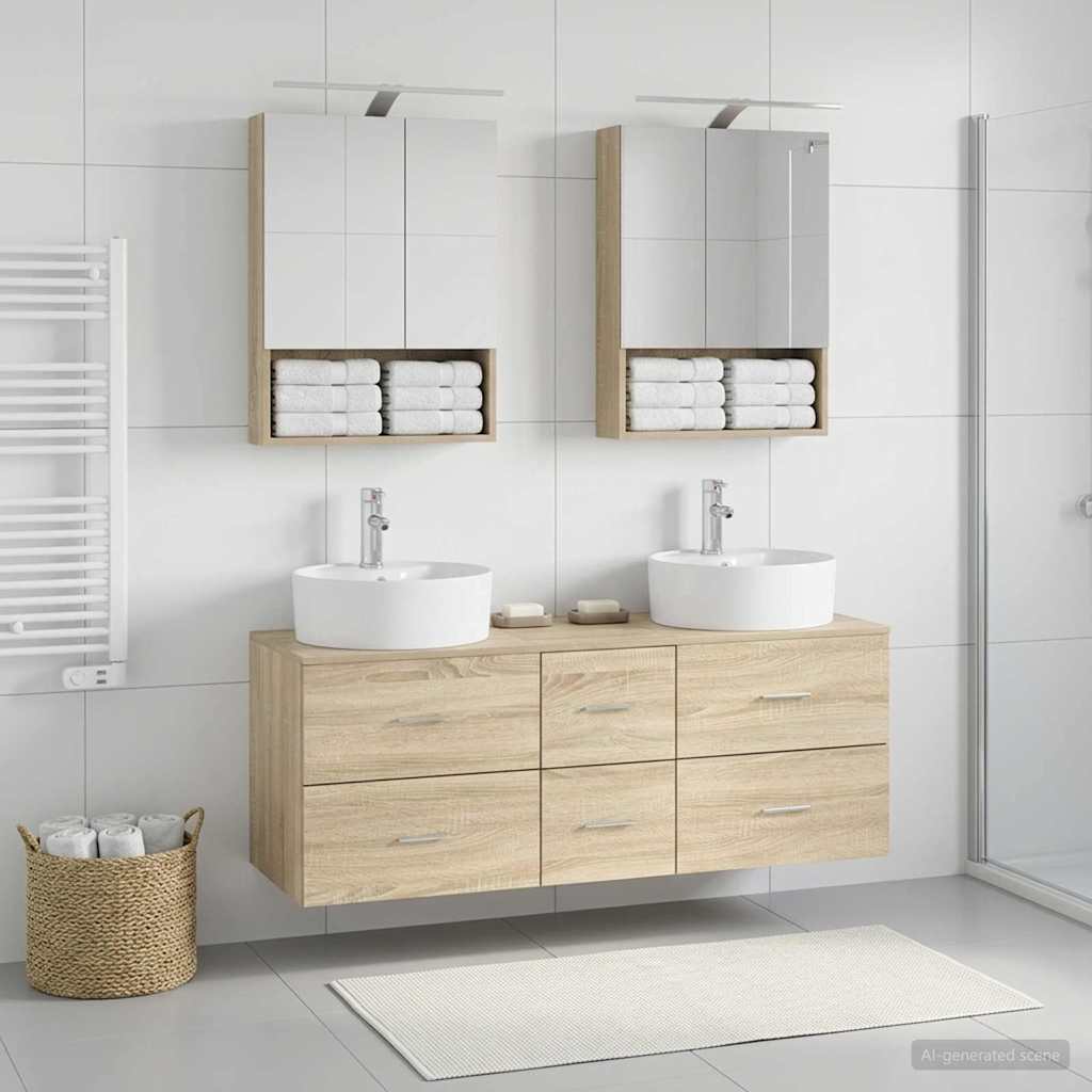 Bathroom Furniture Set 5 Pcs