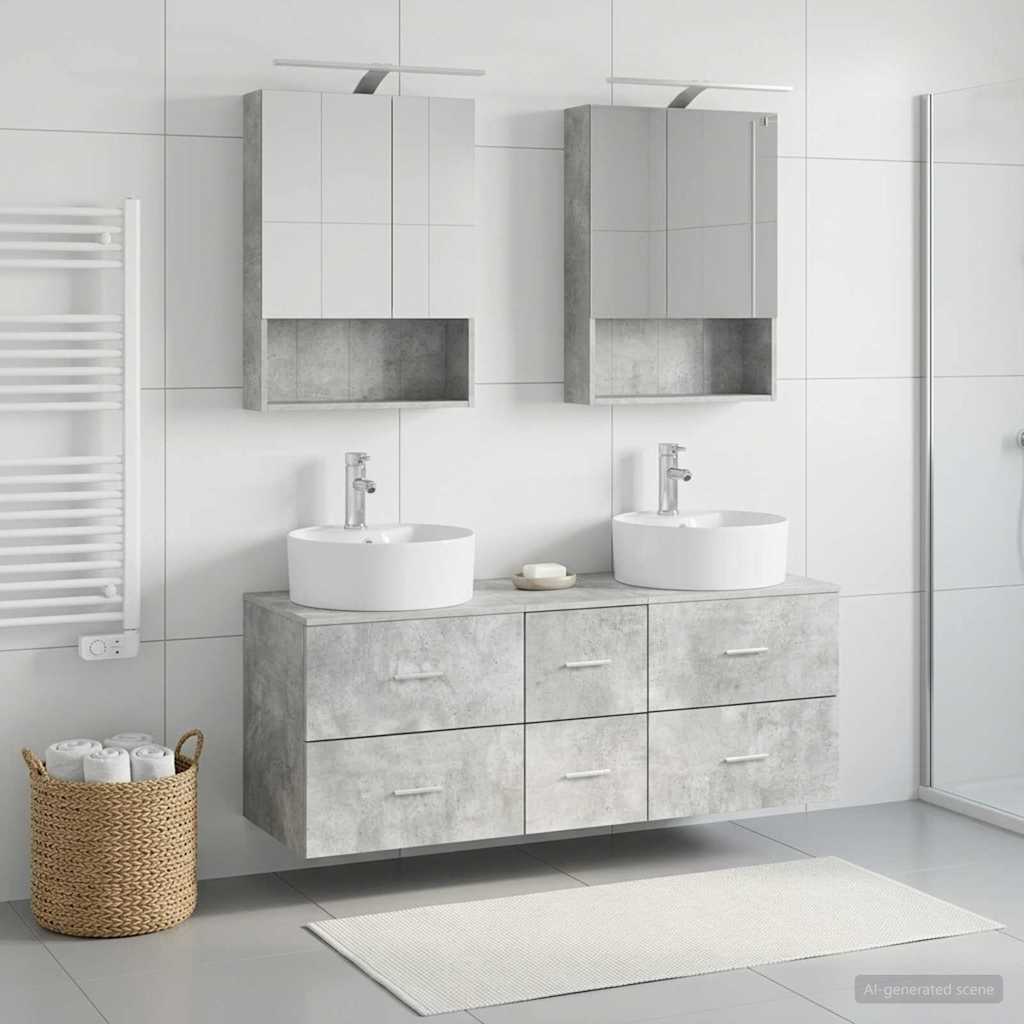 Bathroom Furniture Set 5 Pcs