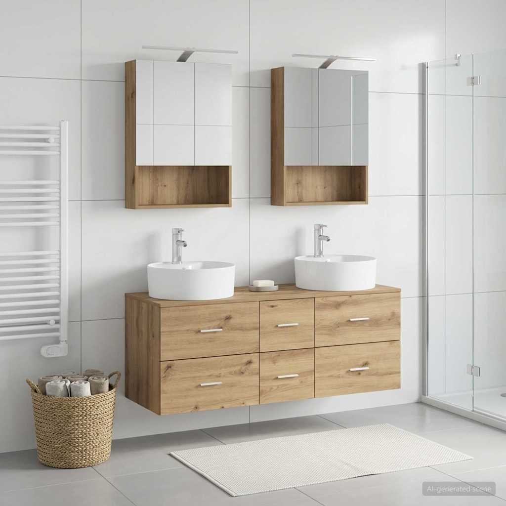 Bathroom Furniture Set 5 Pcs