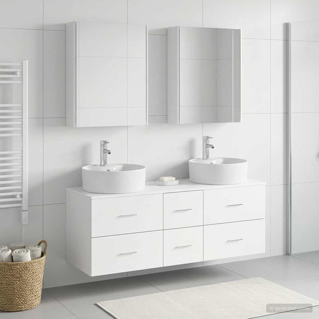 Bathroom Furniture Set 5 Pcs