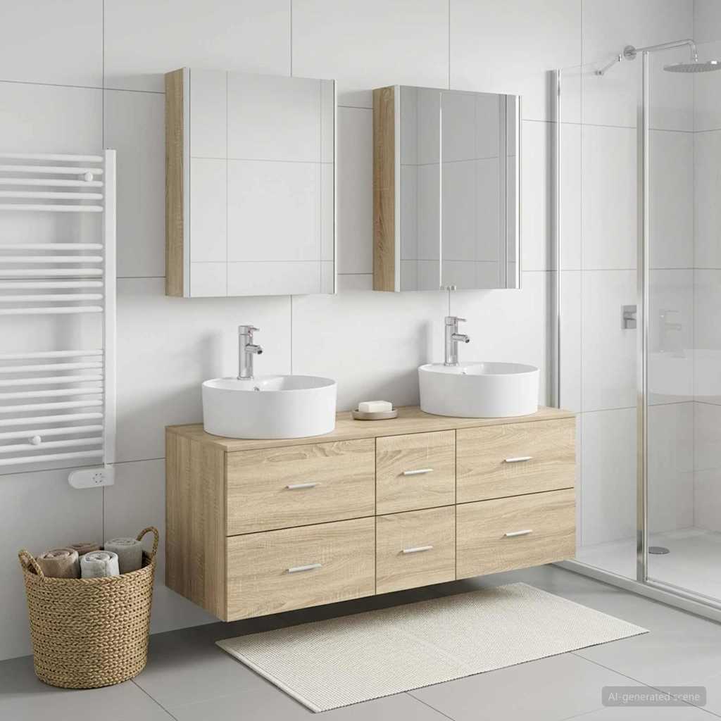 Bathroom Furniture Set 5 Pcs
