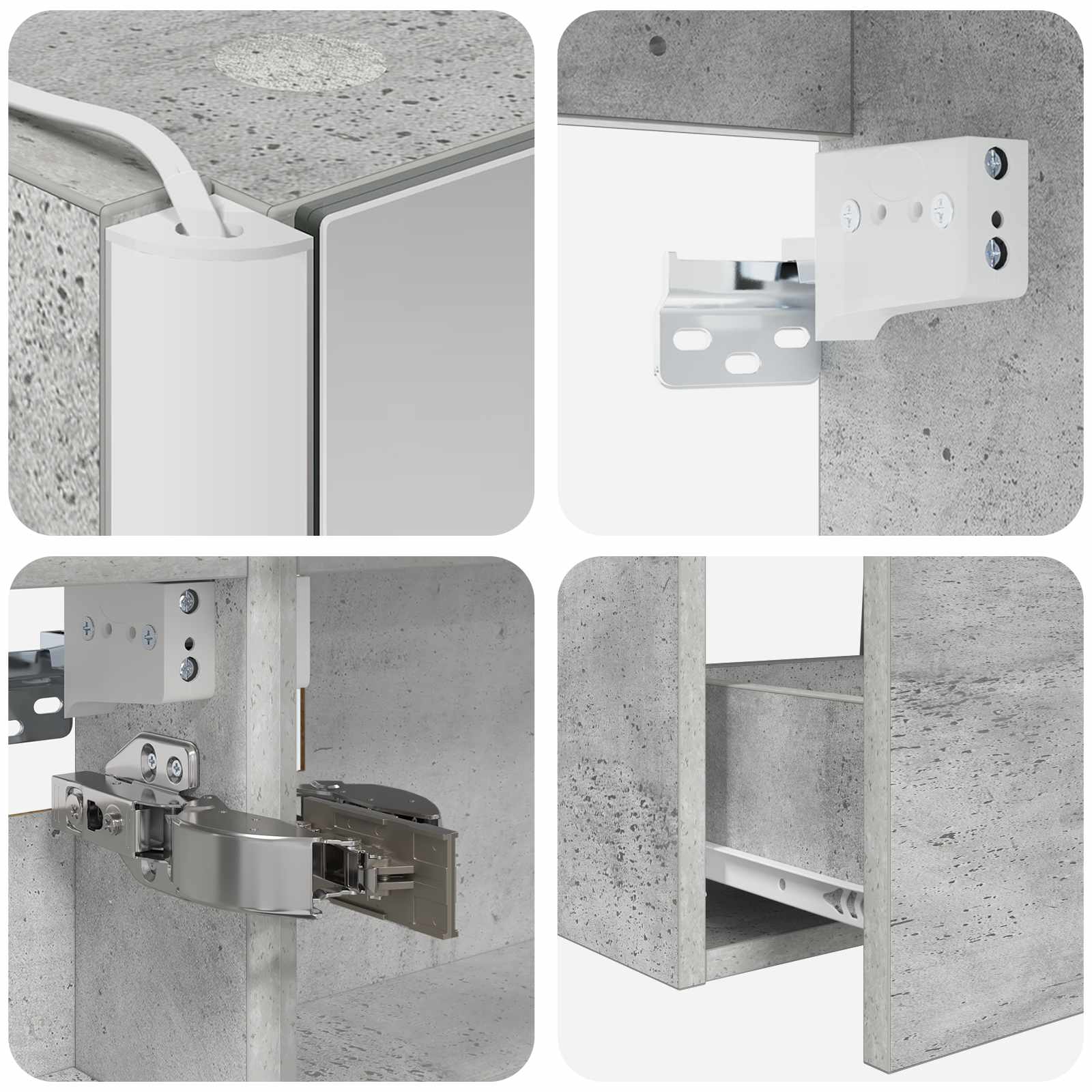 Bathroom Furniture Set 5 Pcs