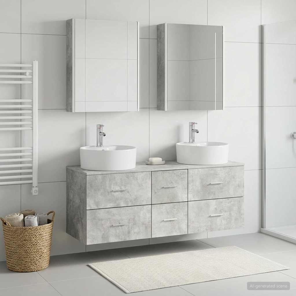 Bathroom Furniture Set 5 Pcs