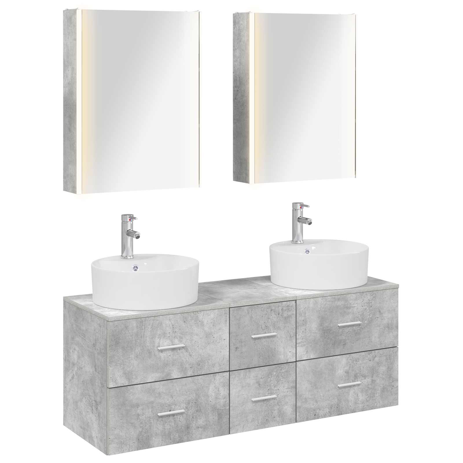 Bathroom Furniture Set 5 Pcs