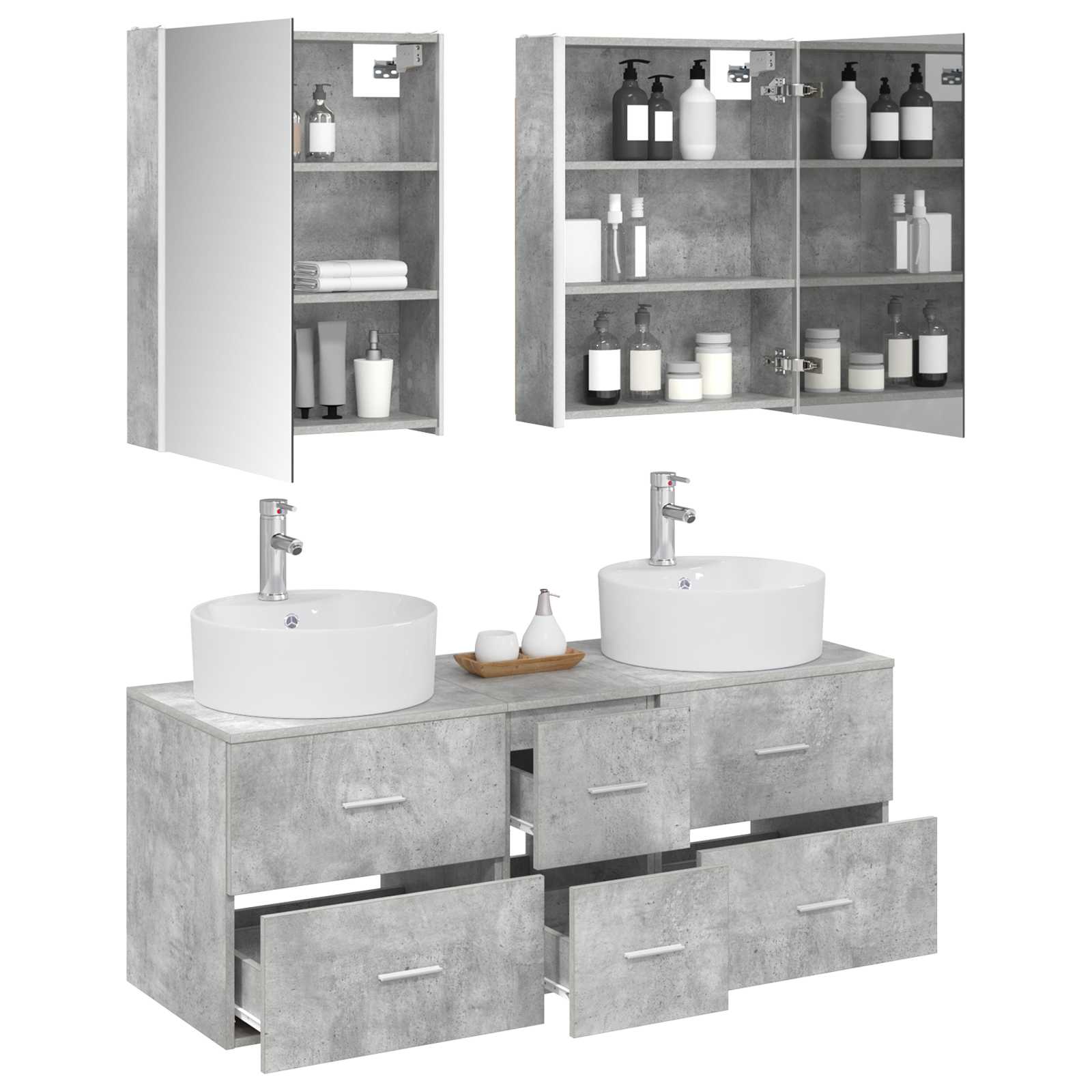 Bathroom Furniture Set 5 Pcs