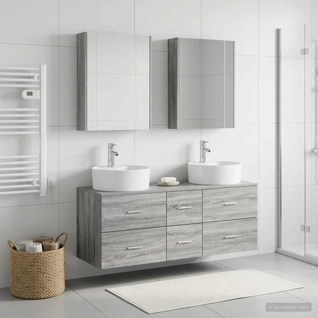 Bathroom Furniture Set 5 Pcs