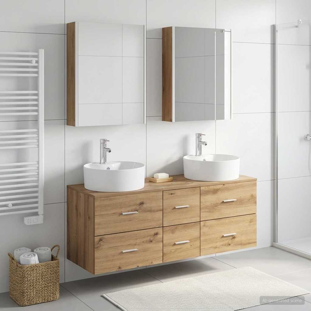 Bathroom Furniture Set 5 Pcs