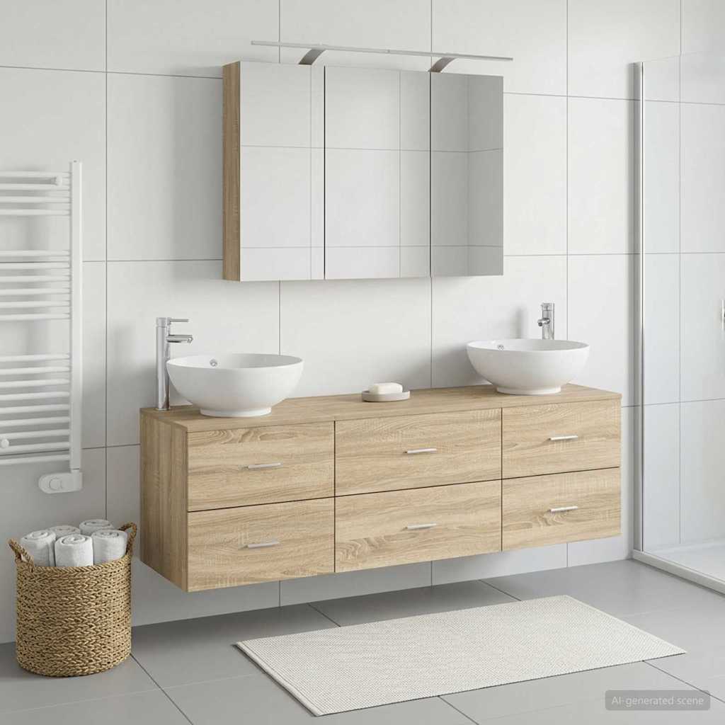 Bathroom Furniture Set 4 Pcs