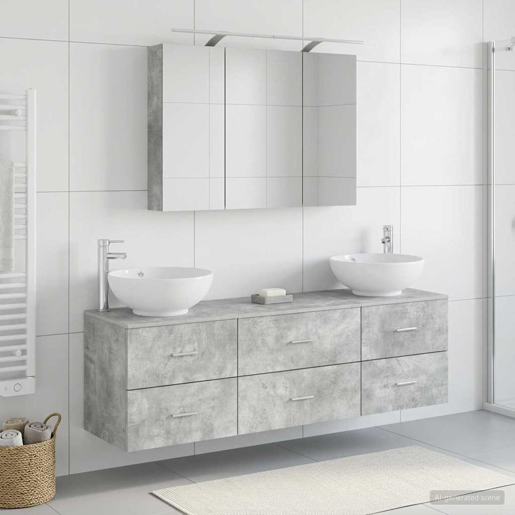 Bathroom Furniture Set 4 Pcs