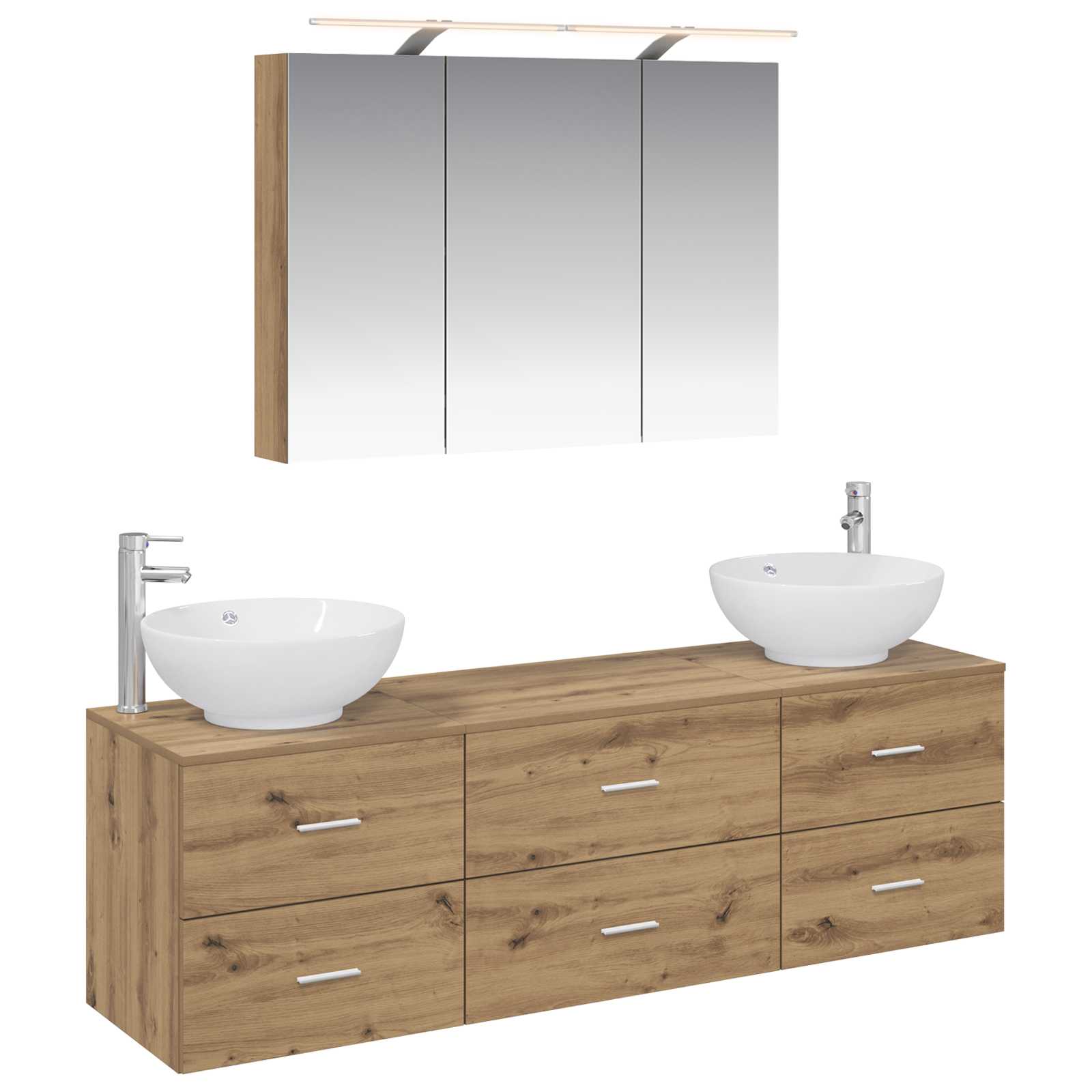 Bathroom Furniture Set 4 Pcs