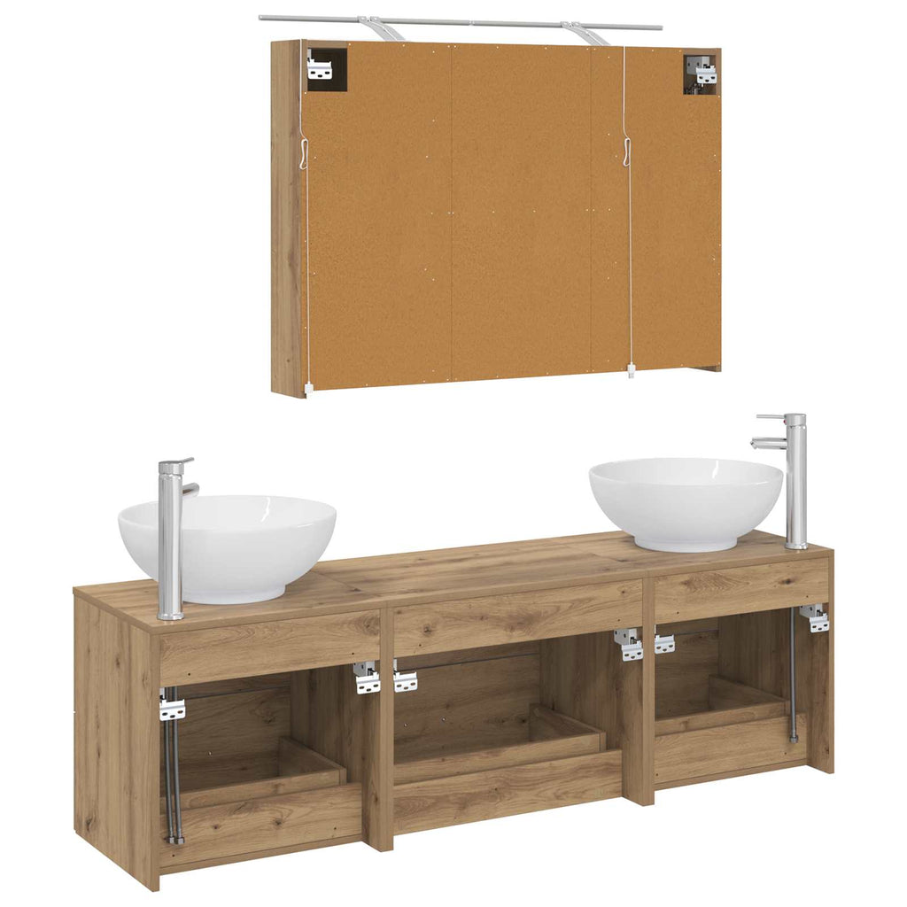 Bathroom Furniture Set 4 Pcs