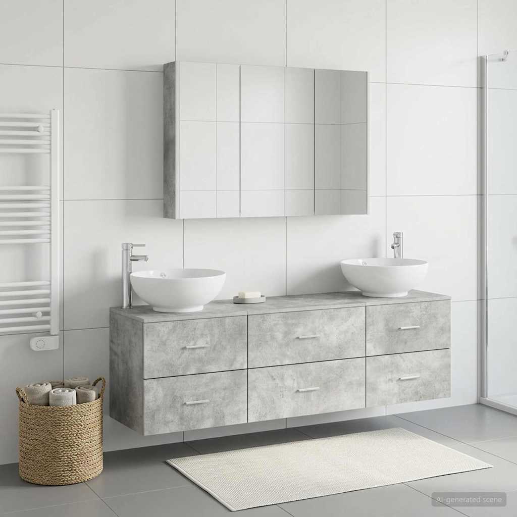 Bathroom Furniture Set 4 Pcs
