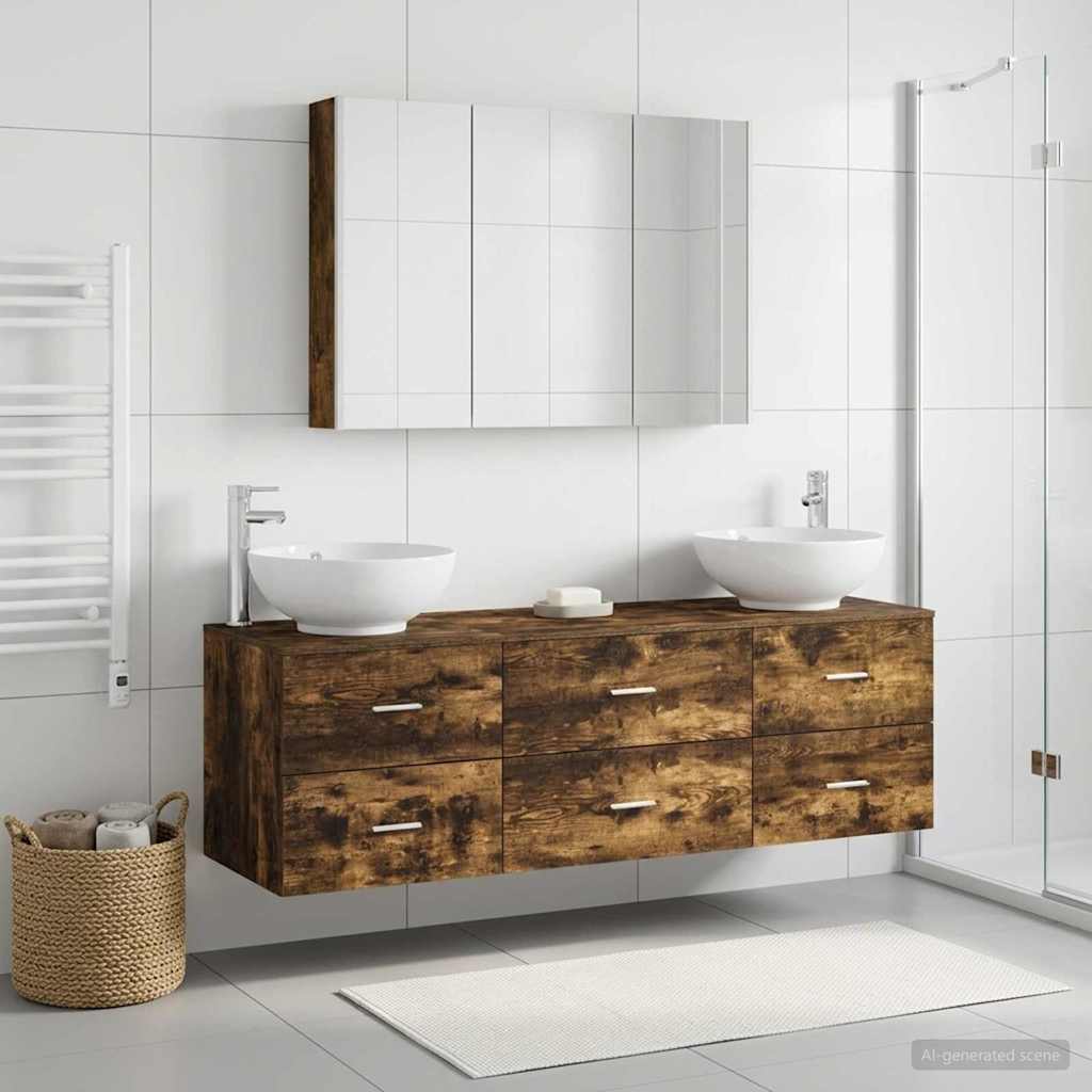 Bathroom Furniture Set 4 Pcs