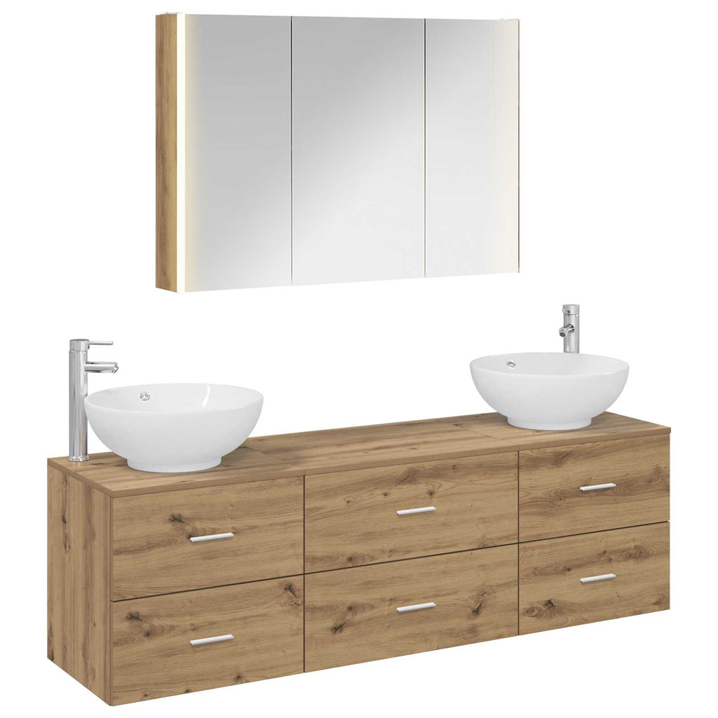 Bathroom Furniture Set 4 Pcs