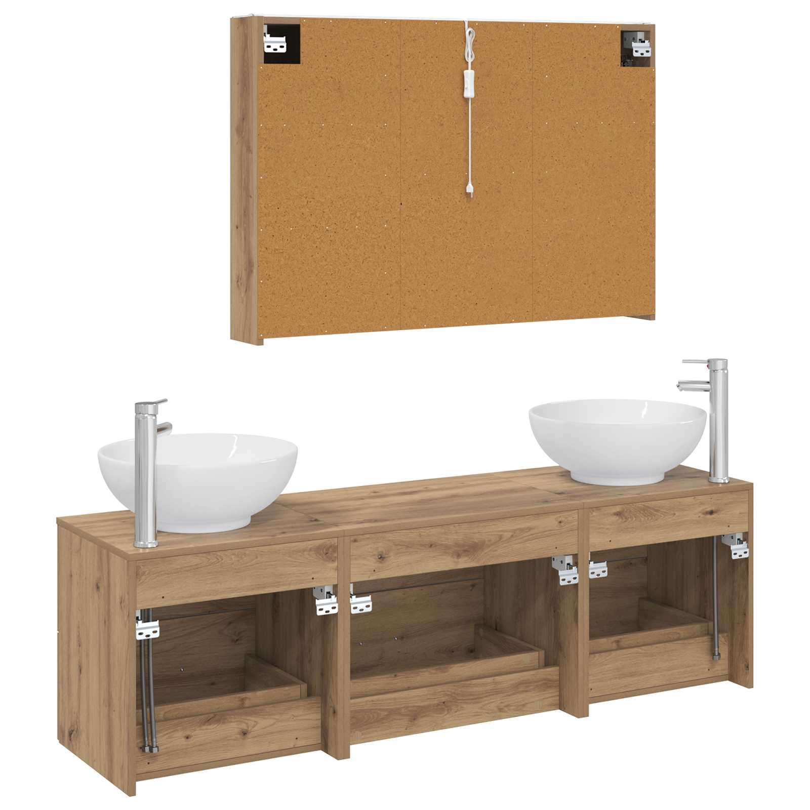 Bathroom Furniture Set 4 Pcs