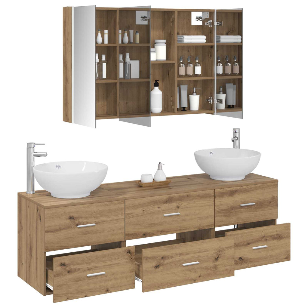 Bathroom Furniture Set 4 Pcs