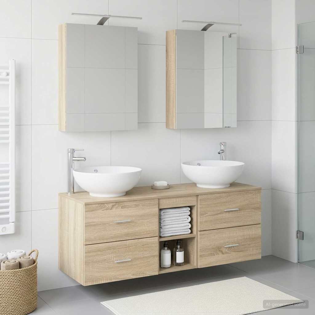 Bathroom Furniture Set 5 Pcs