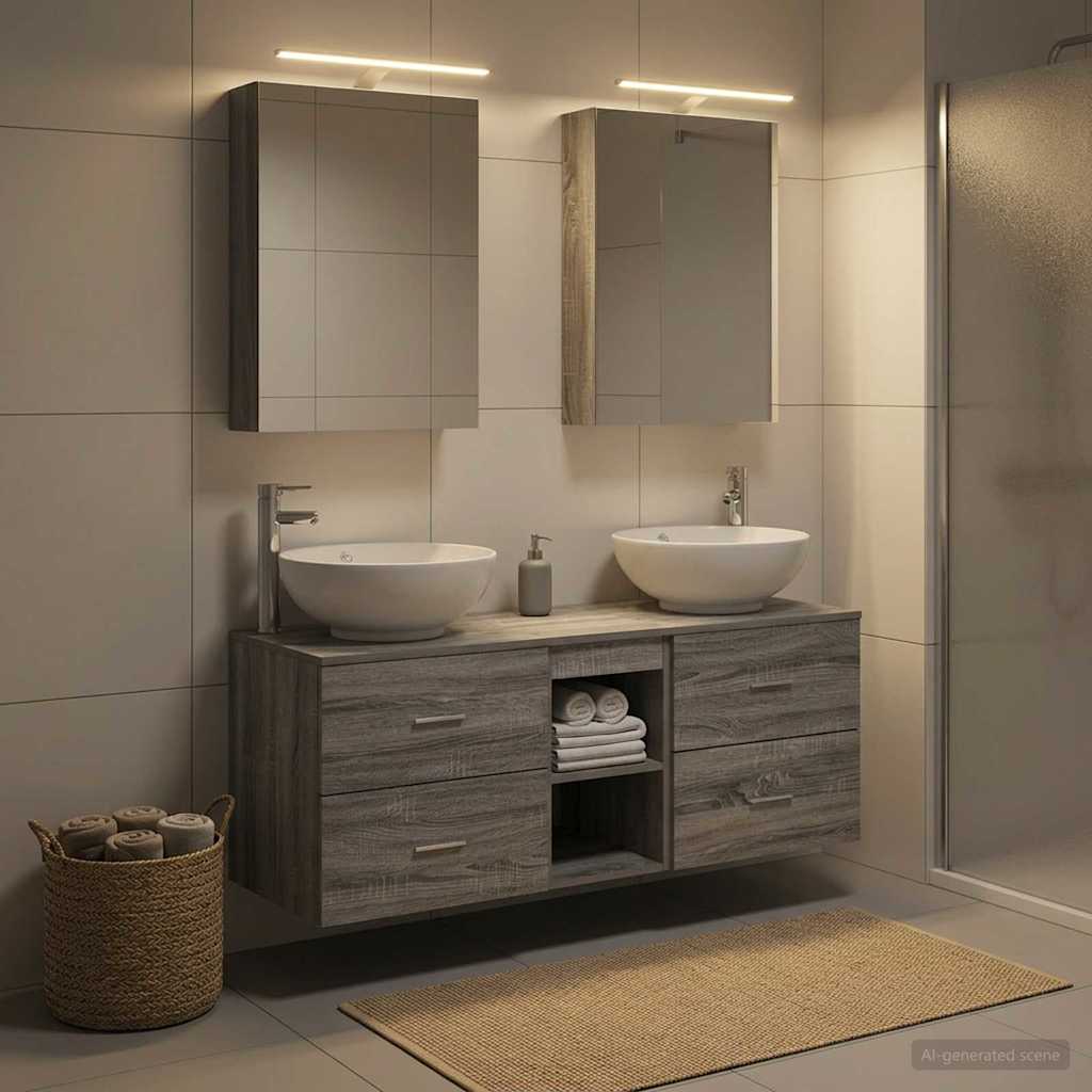 Bathroom Furniture Set 5 Pcs