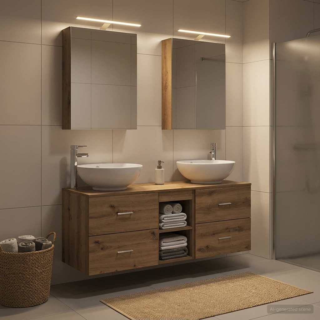 Bathroom Furniture Set 5 Pcs