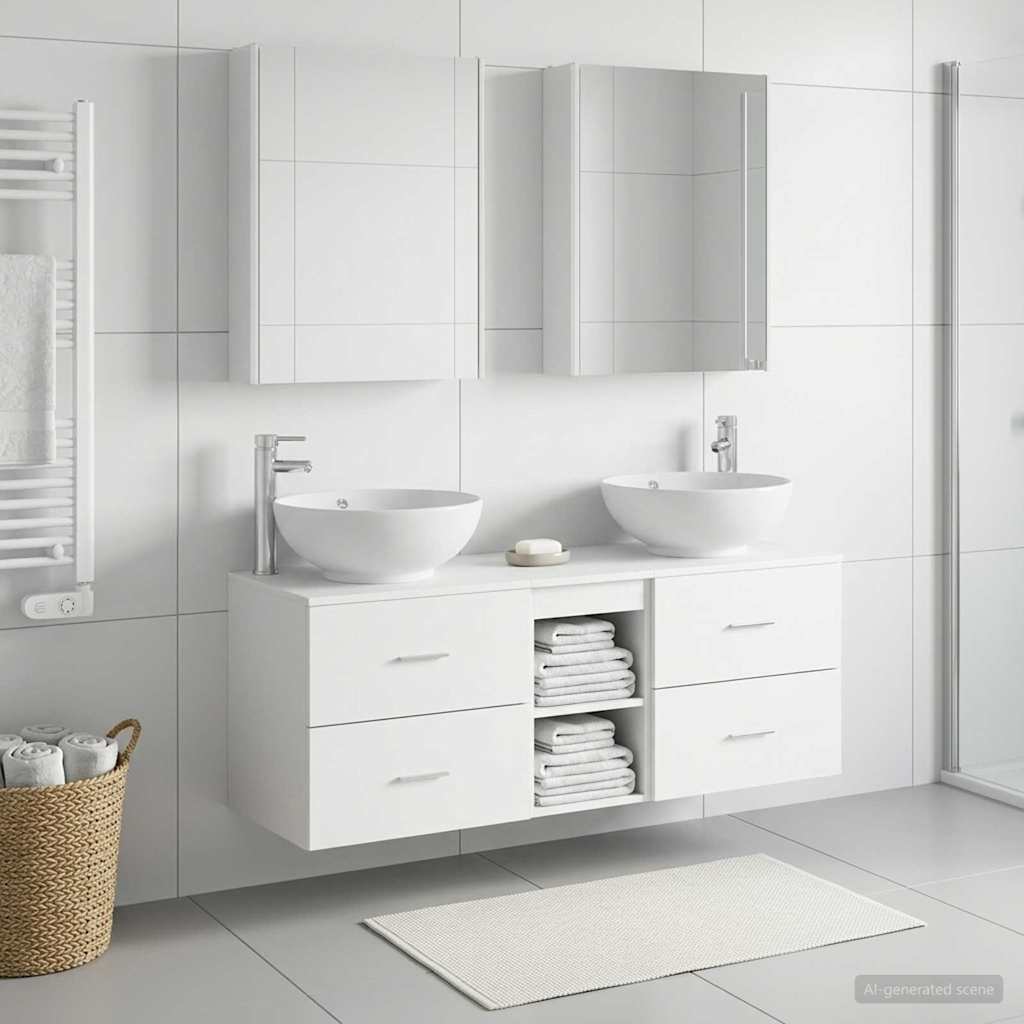 Bathroom Furniture Set 5 Pcs