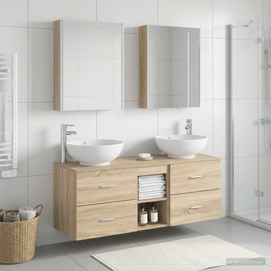 Bathroom Furniture Set 5 Pcs