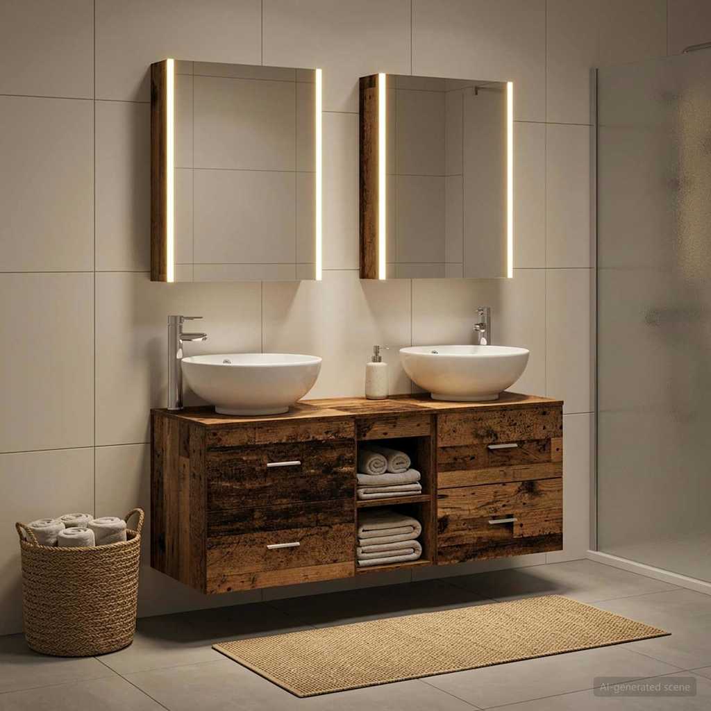 Bathroom Furniture Set 5 Pcs
