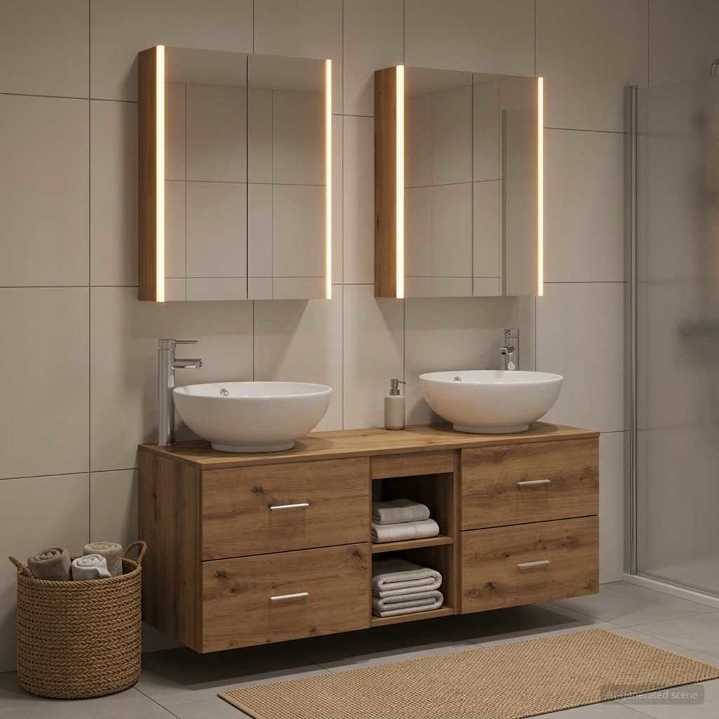 Bathroom Furniture Set 5 Pcs