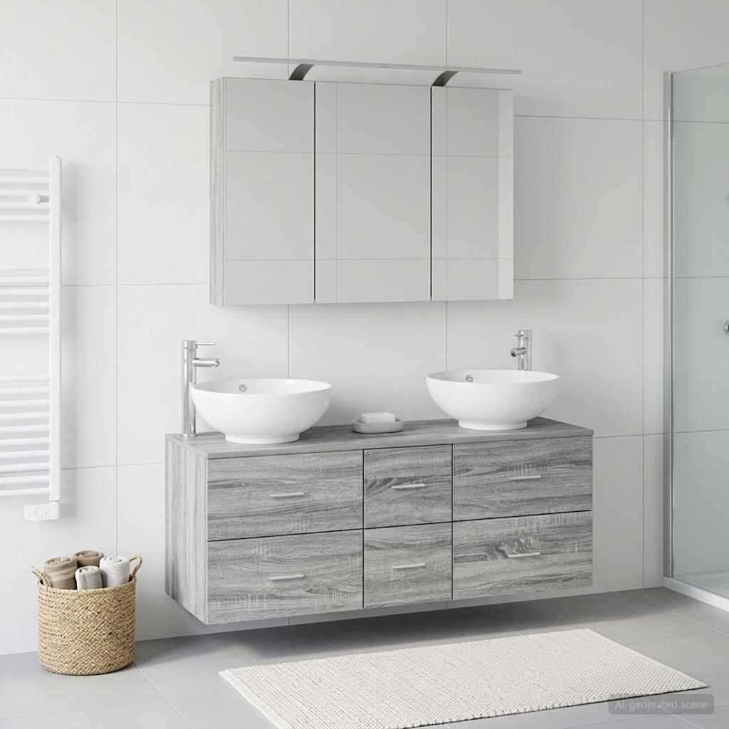 Bathroom Furniture Set 4 Pcs
