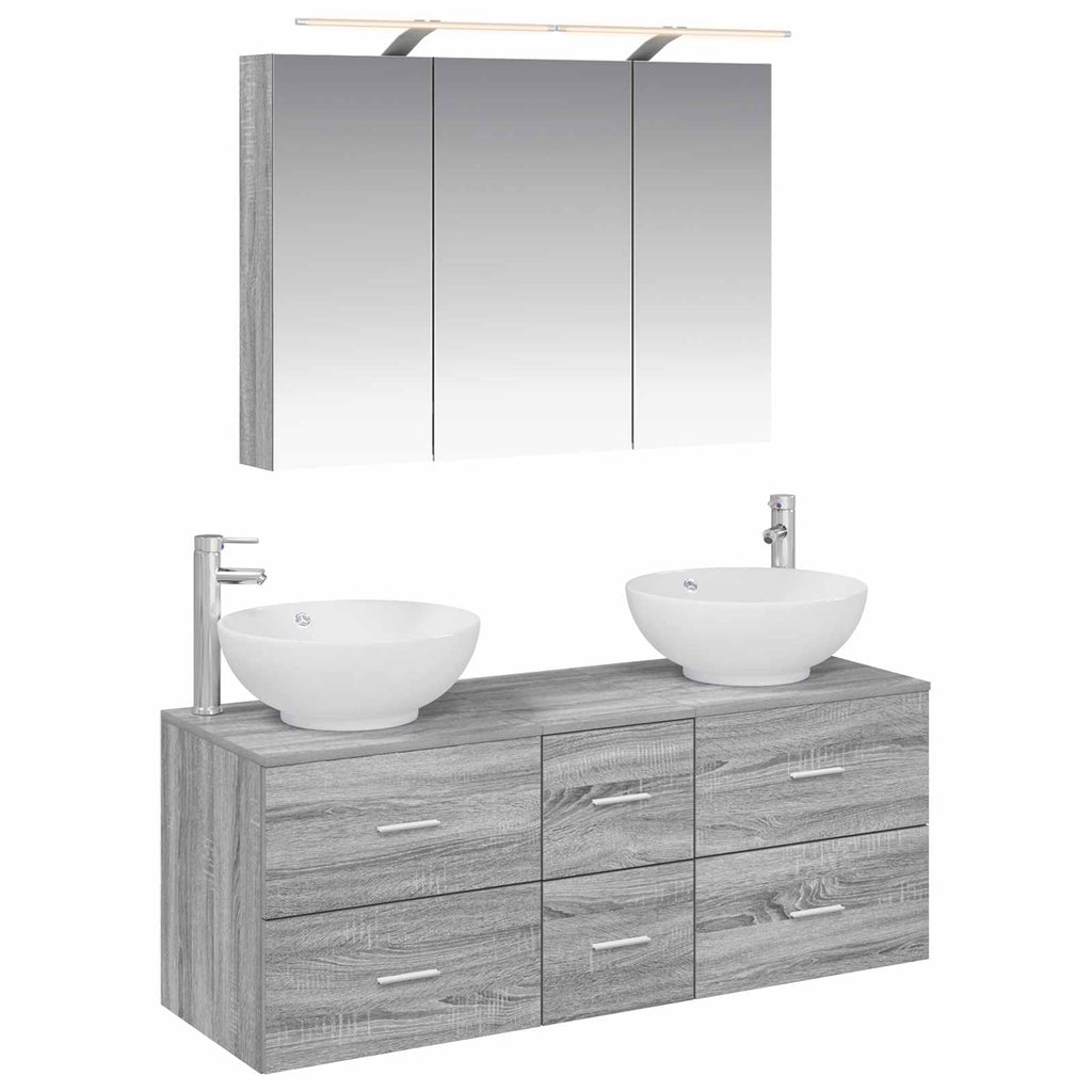 Bathroom Furniture Set 4 Pcs