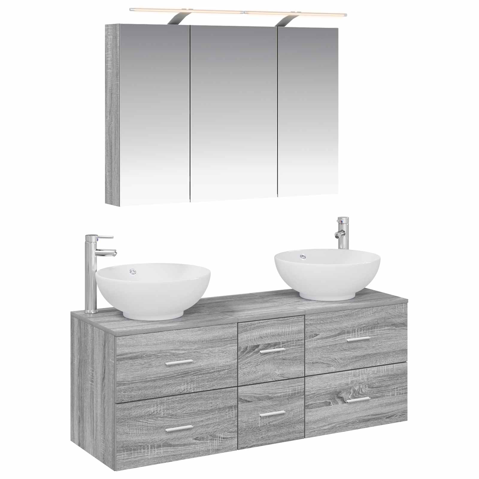 Bathroom Furniture Set 4 Pcs