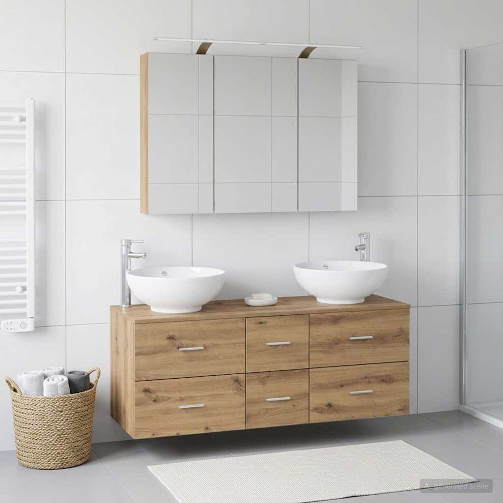 Bathroom Furniture Set 4 Pcs