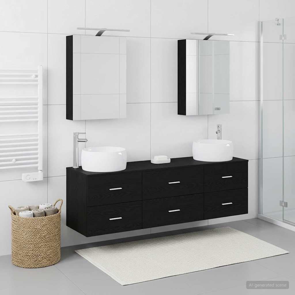Bathroom Furniture Set 5 Pcs