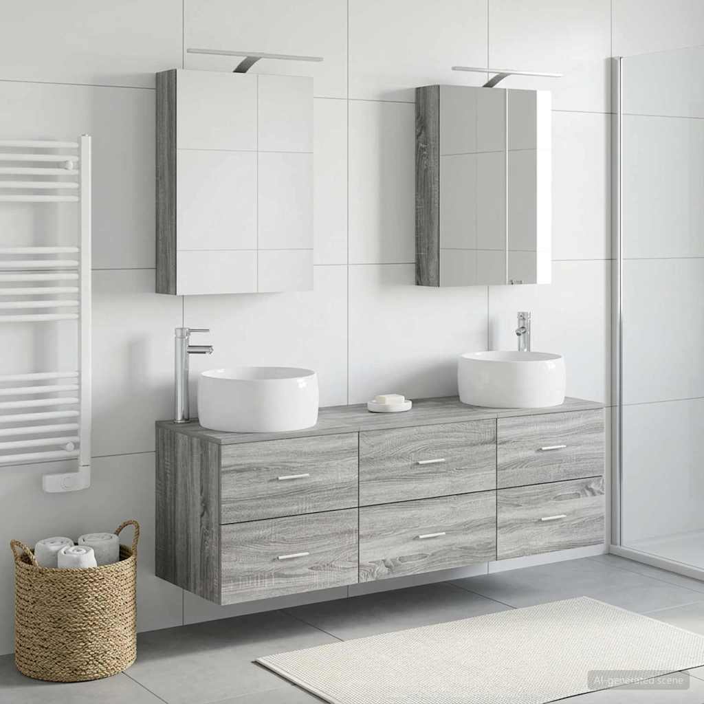 Bathroom Furniture Set 5 Pcs