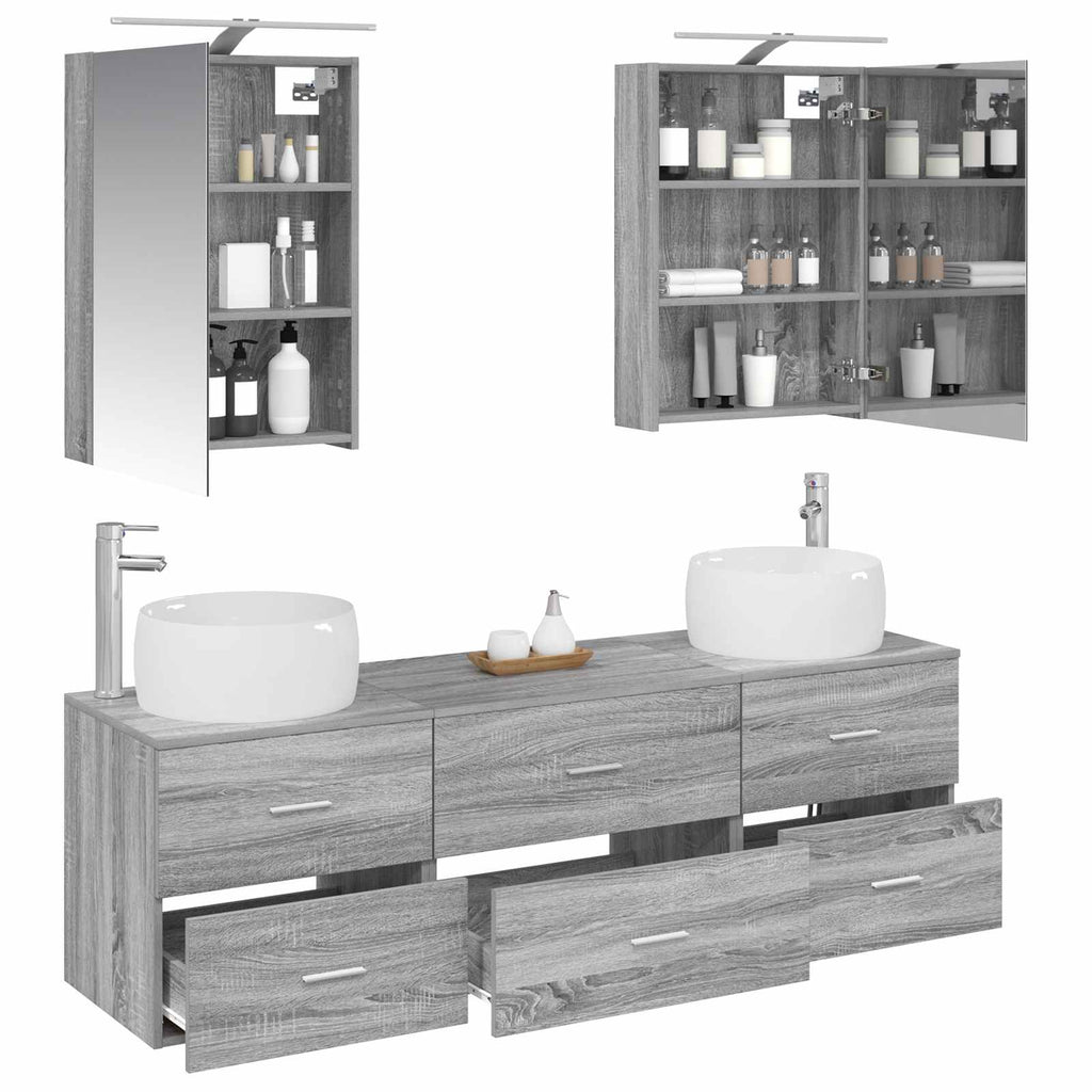 Bathroom Furniture Set 5 Pcs