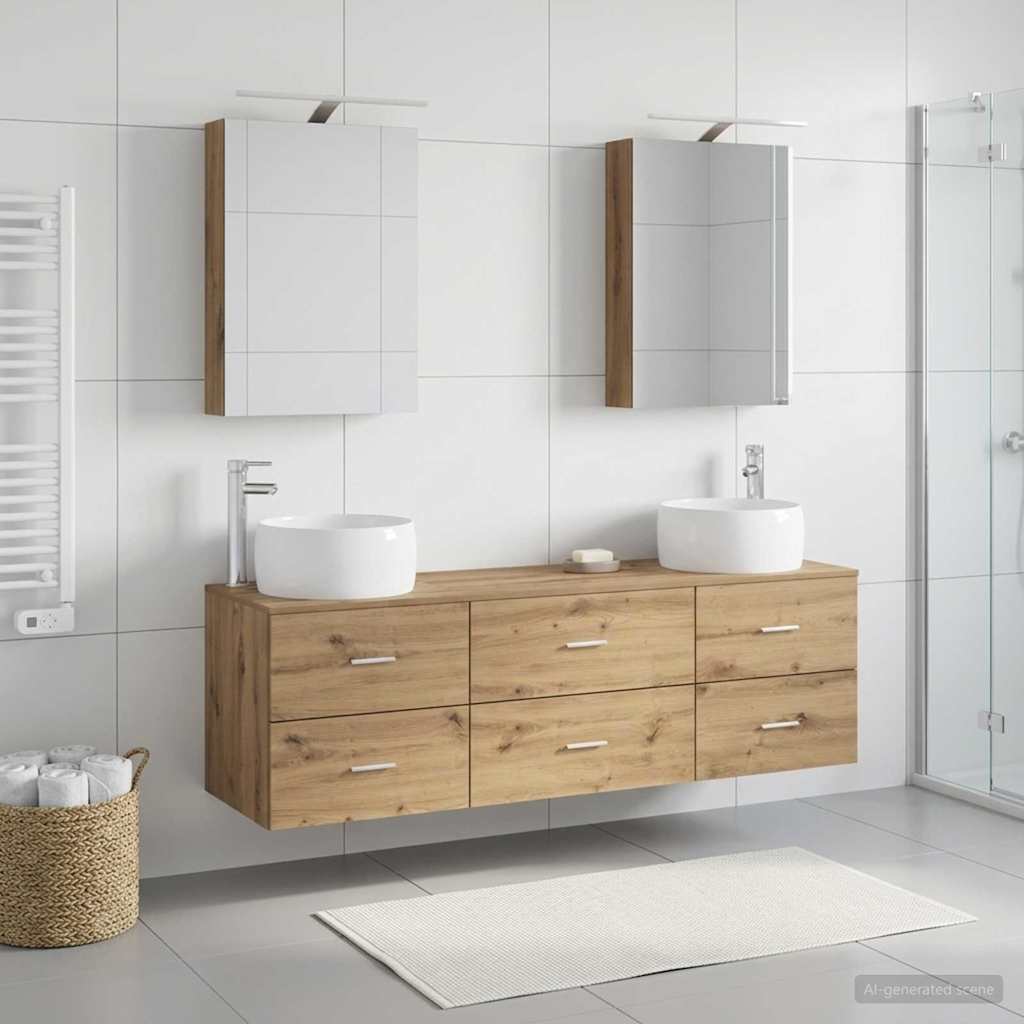 Bathroom Furniture Set 5 Pcs