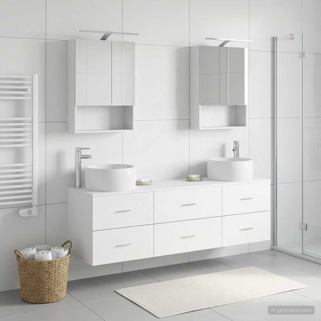Bathroom Furniture Set 5 Pcs