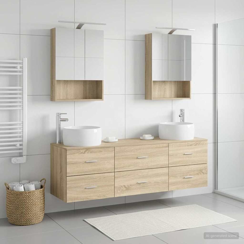 Bathroom Furniture Set 5 Pcs