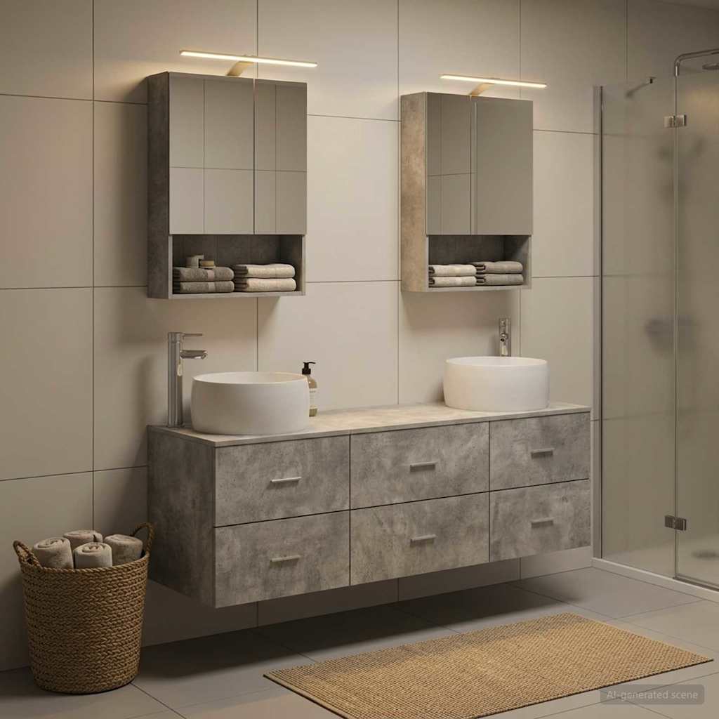 Bathroom Furniture Set 5 Pcs