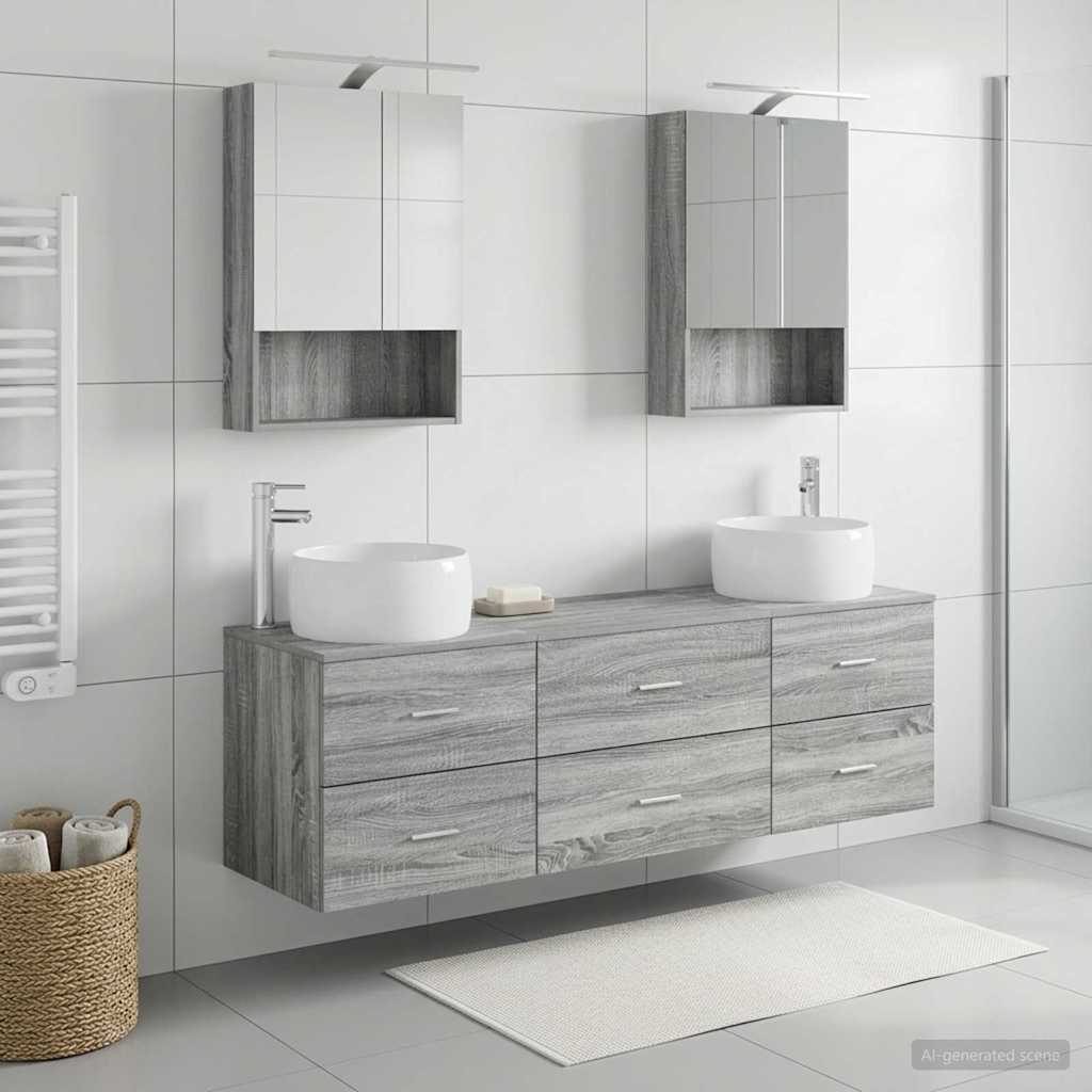 Bathroom Furniture Set 5 Pcs
