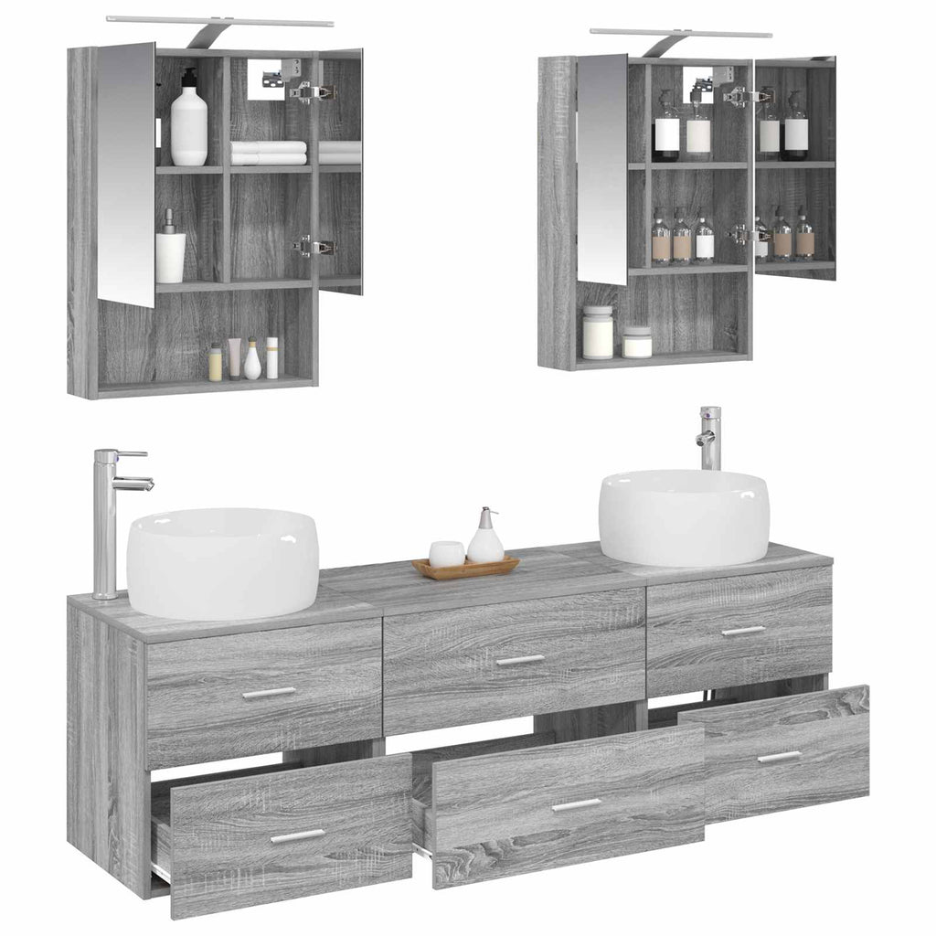 Bathroom Furniture Set 5 Pcs